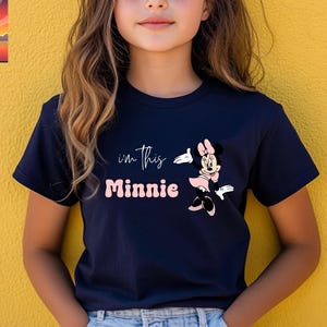 Minnie Mouse Toddler T-Shirt, I&#39;m This Minnie Toddler Shirt, Birthday Girl Shirt, Disney Birthday Trip Shirt, Matching Family Tee