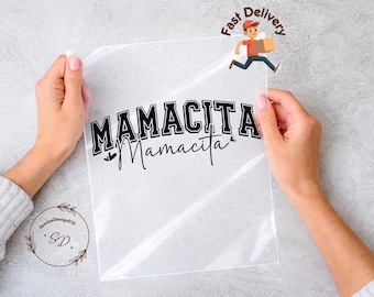 Mama Mamacita DTF Ready To Press Transfer, Apparel Heat Press Design