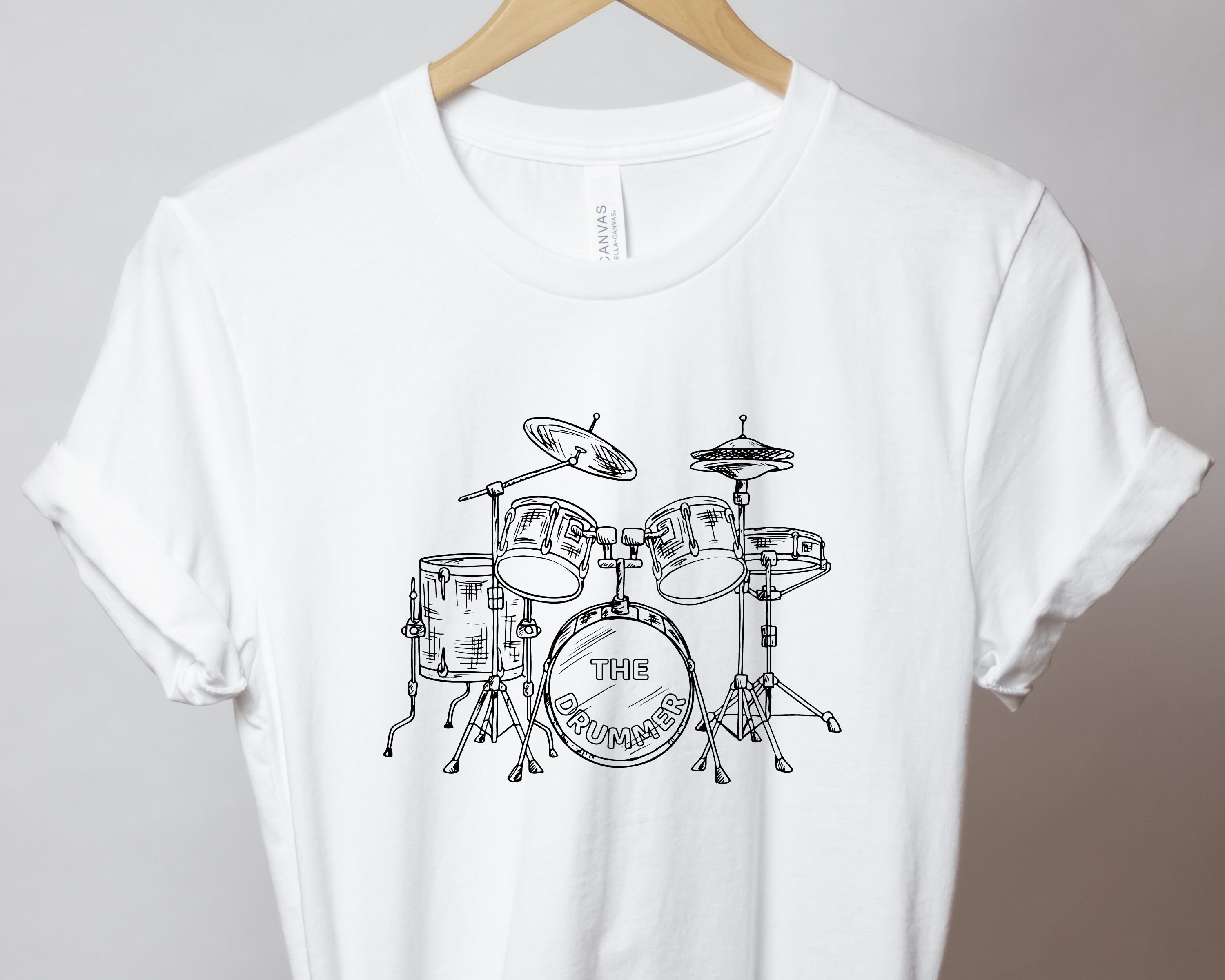 Drums T Shirt Drums Shirt Cool Drums Shirt Musician Tshirt Etsy