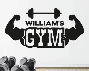 Gym Decals Etsy