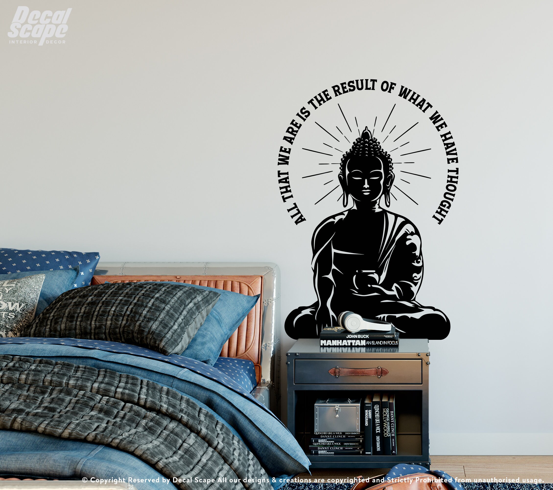 Buddha Motivational Quote Buddha Wall Art Print Home - Etsy UK