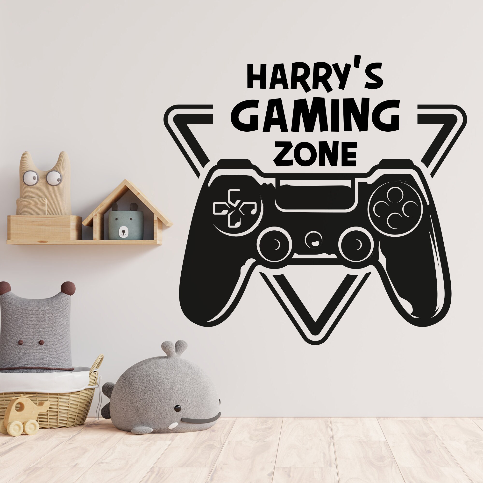 Custom Name Gaming Zone Wall Sticker - Kuarki - Lifestyle Solutions