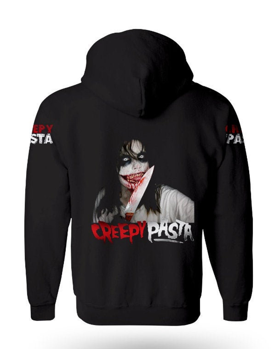 Creepypasta Hoodie Eyeless Hoodie Slenderman Hoodie Etsy