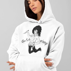 jeff the killer white hoodie