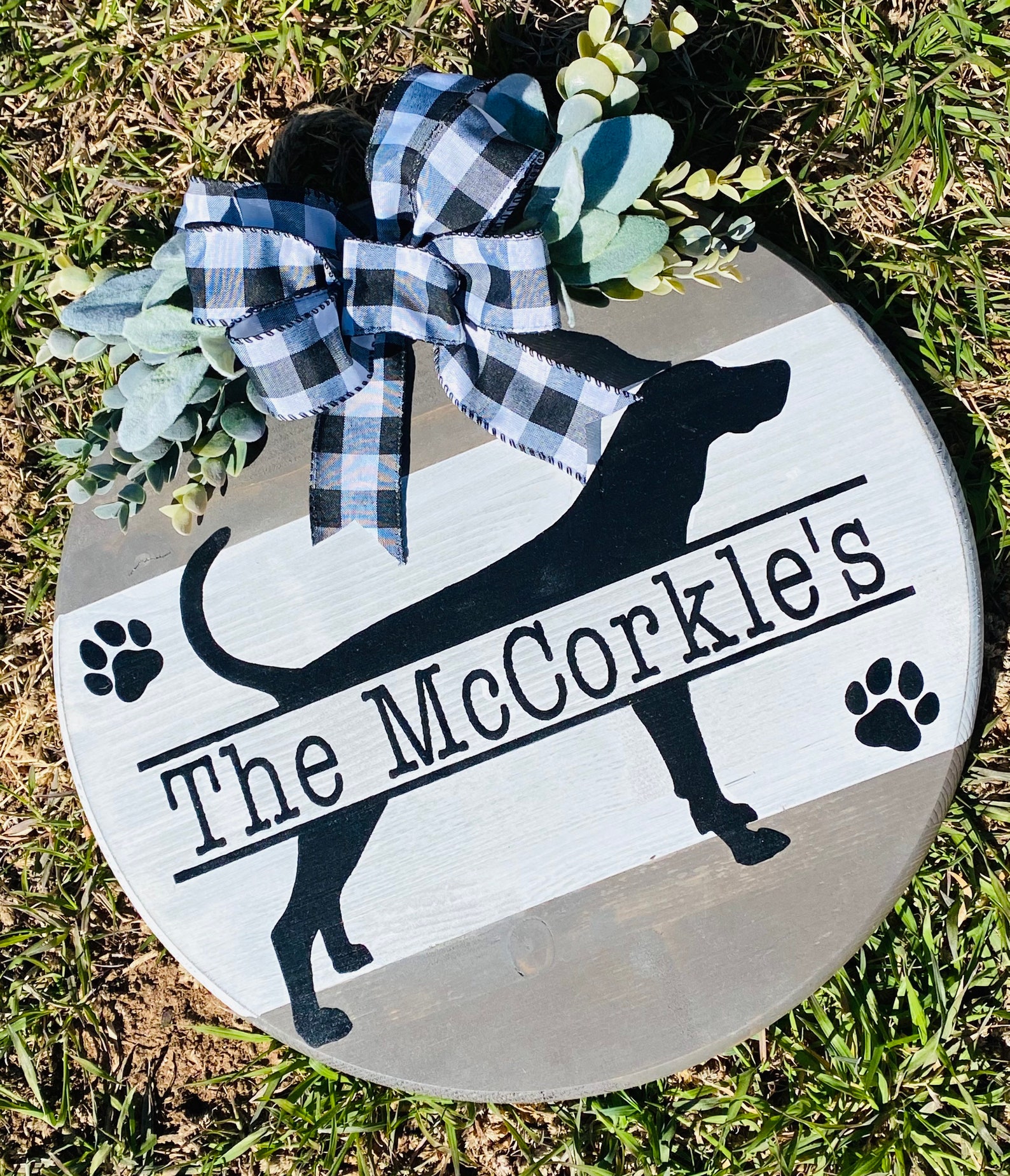Custom Dog Sign Etsy