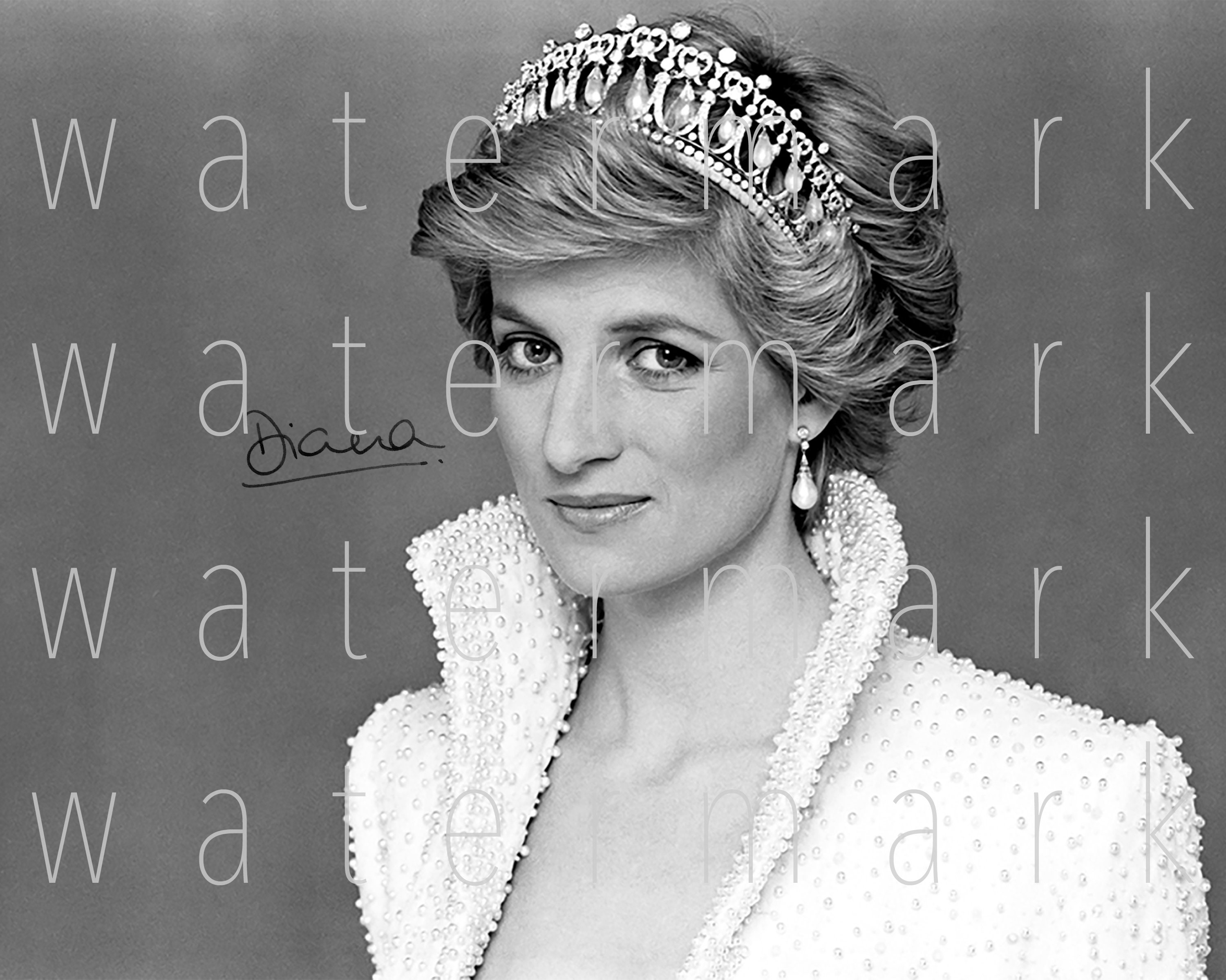 Princess Diana 8x10 Glossy Photo Print – Unframed Portrait Picture For Framing | #7 Image, Ready To Display