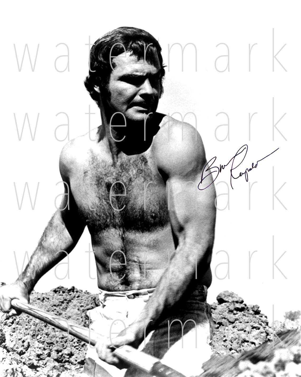 Burt Reynolds sexy hot signed 8X10 print photo photograph Etsy
