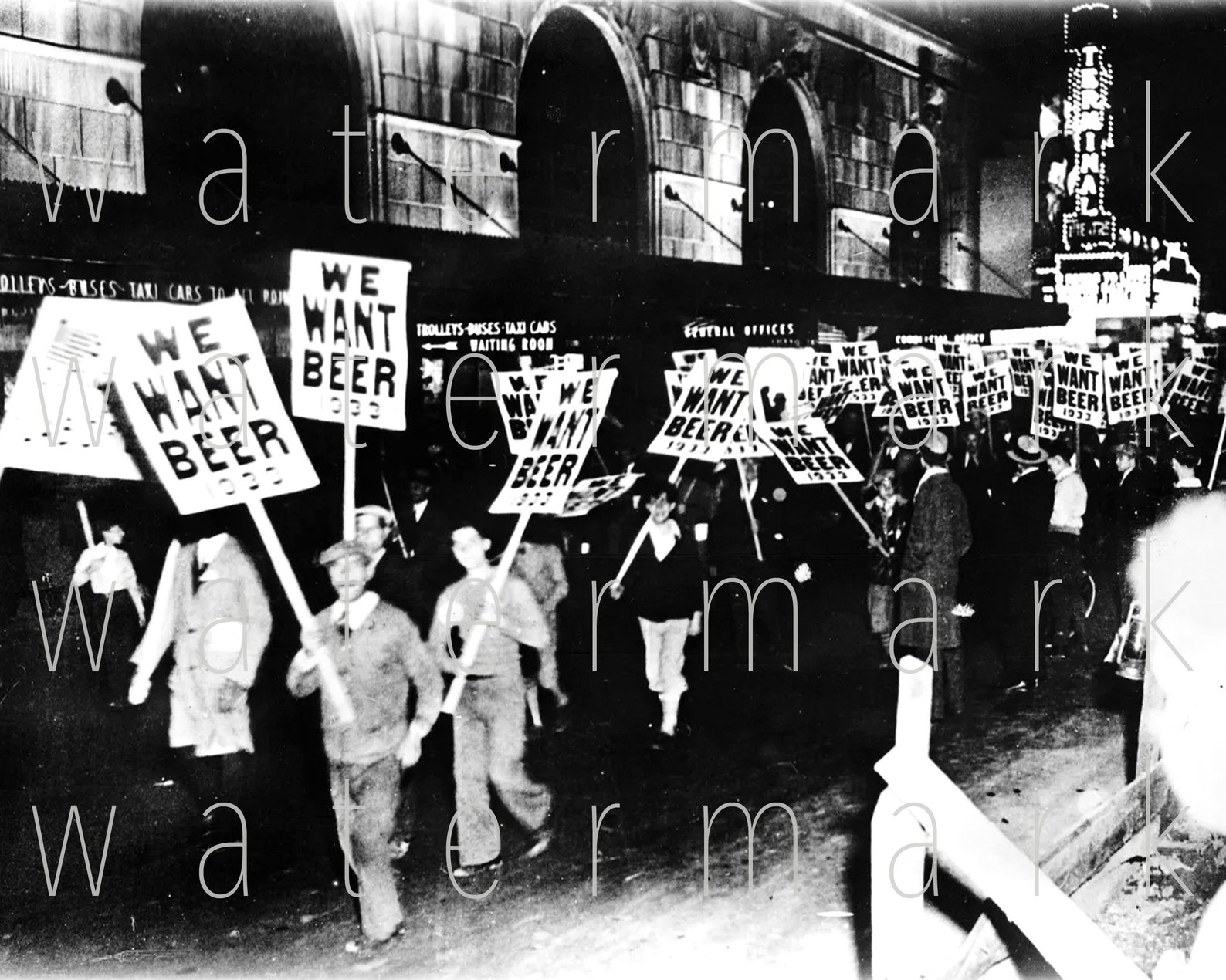 Prohibition We Want Beer 1920's 8X10 Print Photo Etsy