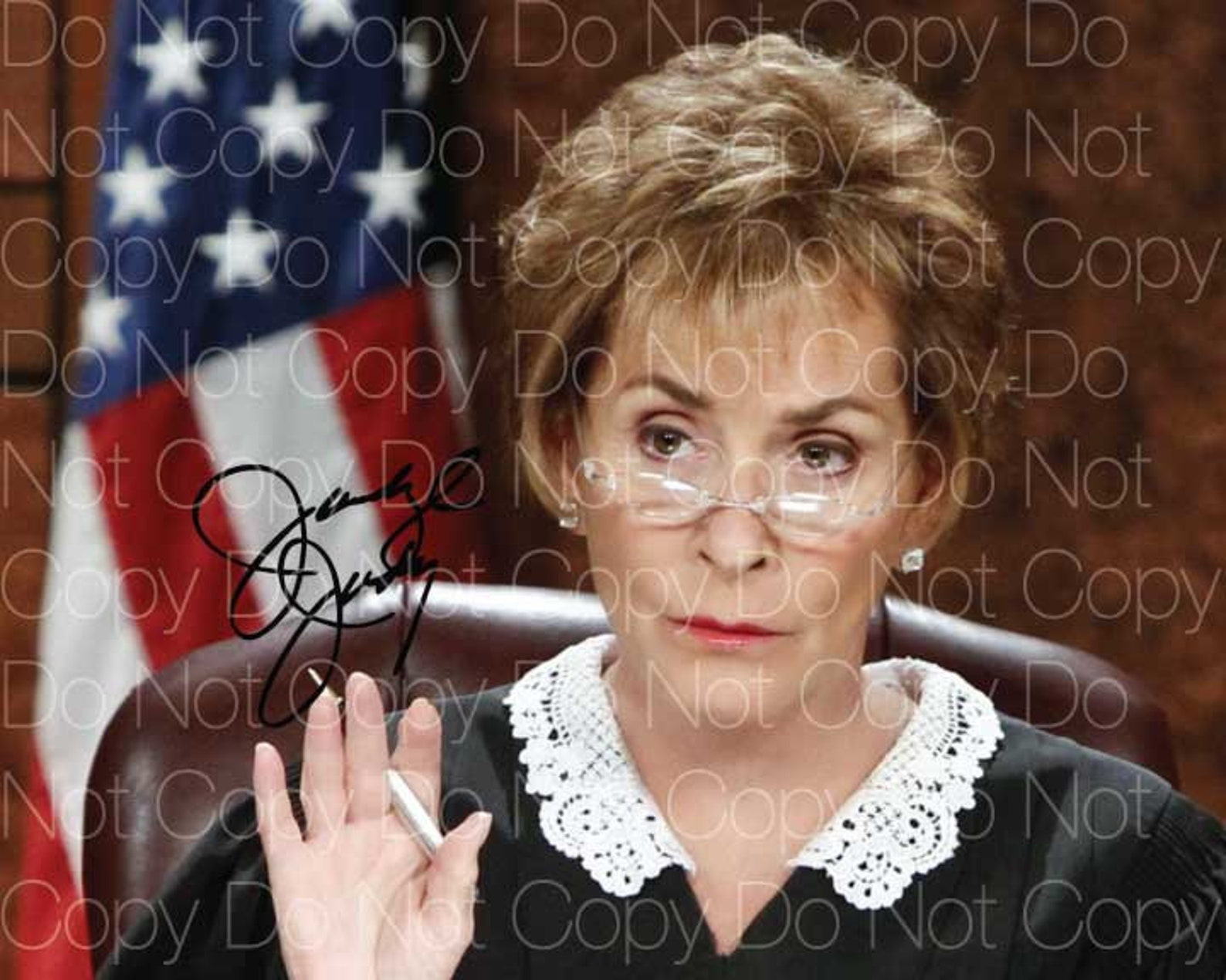 Judge Judy signed 8X10 print photo photograph picture poster | Etsy