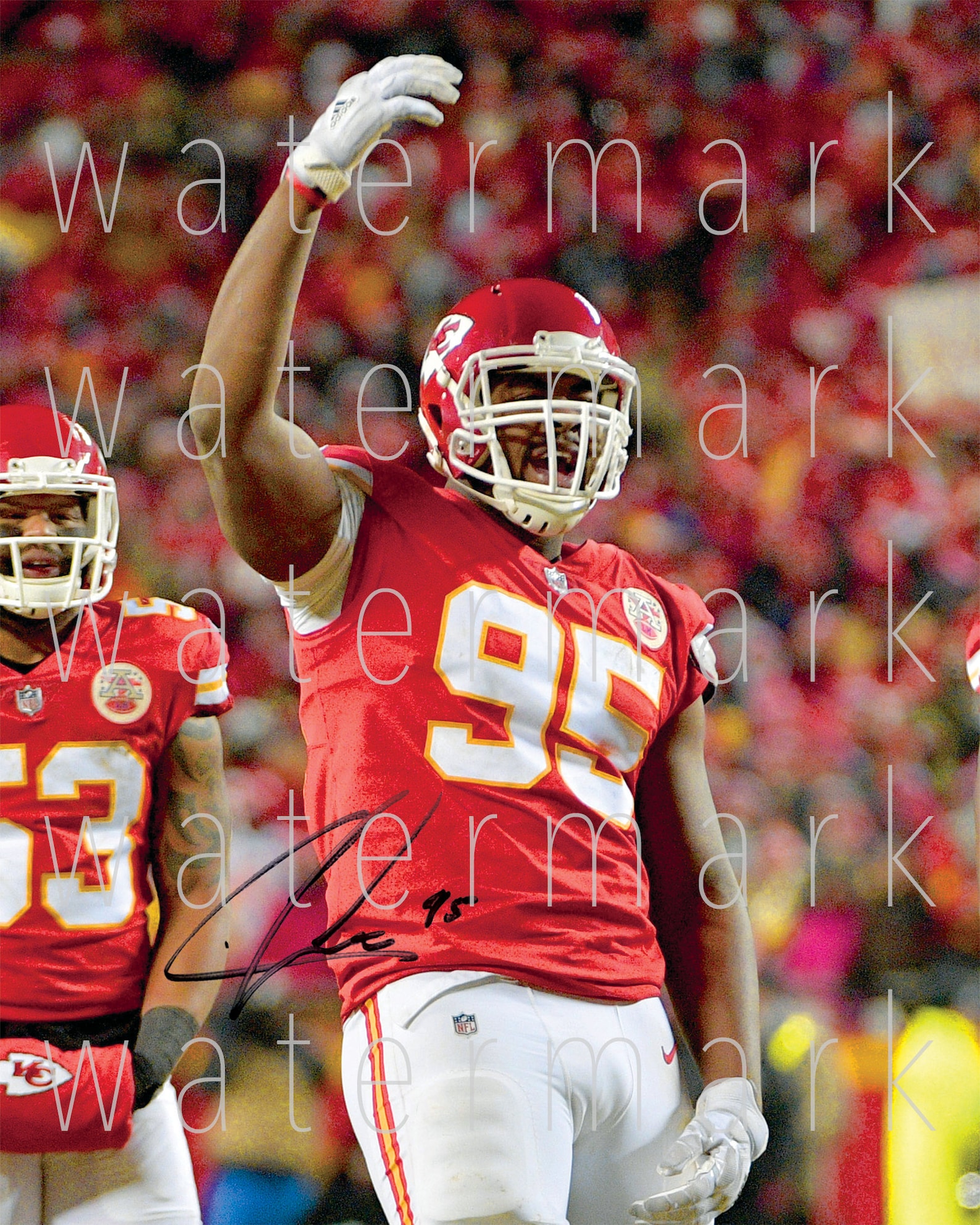 Chris Jones Kansas City Chiefs signed 8X10 print photo Etsy