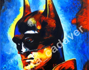 The Dark Knight Batman DC comics fine art print