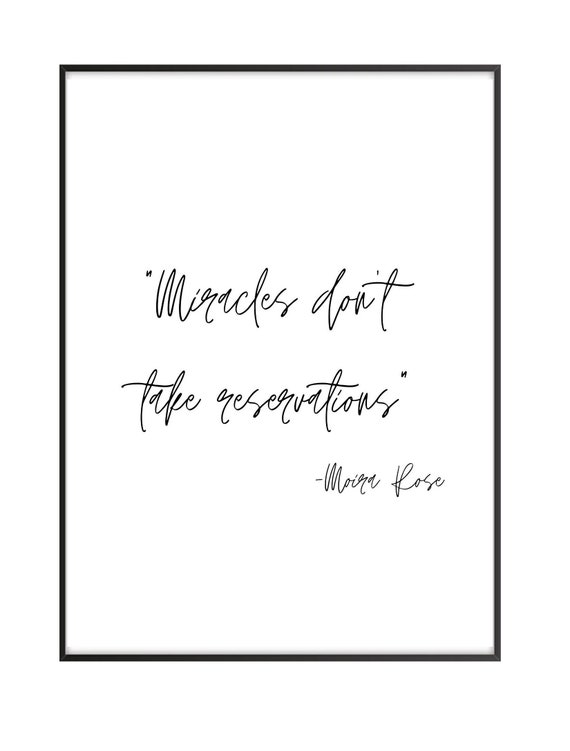 Digital Download Moira Rose Quote Art Print Etsy