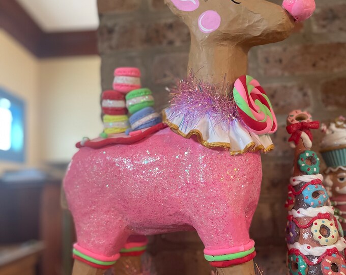 Paper Mâché Impala Antelope Head With Gold Leaf Details, Tau Etsy