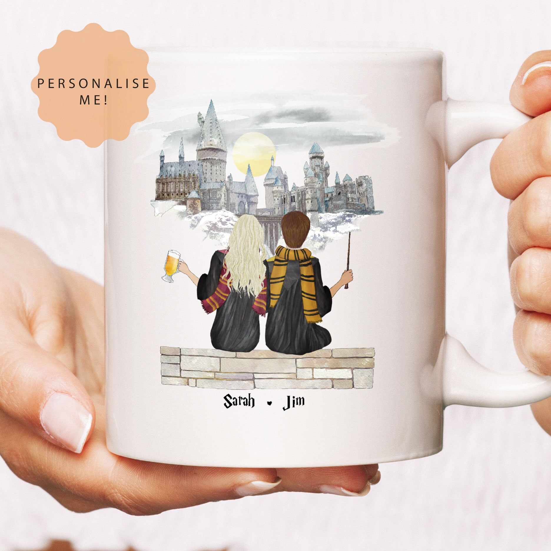 Personalised Harry Potter Couple Mug Harry Potter Gift for Etsy