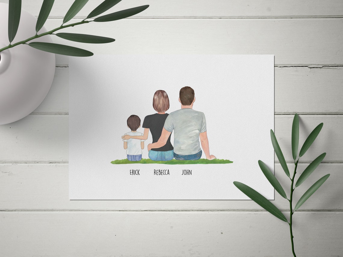 Personalised Family Print Family Wall Art Family Art Print Etsy