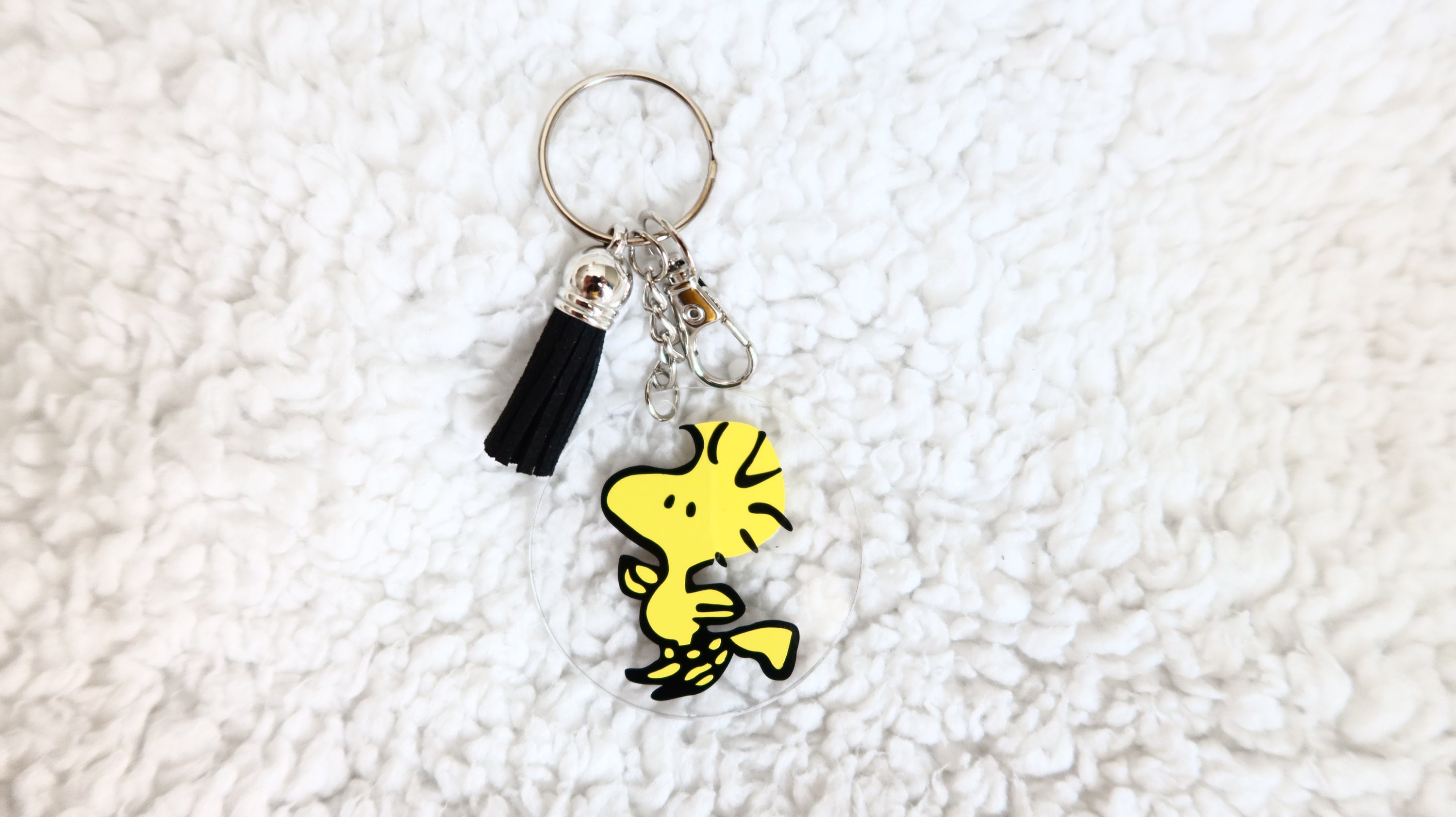 Woodstock / Snoopy Keychain / Charlie Brown / Cute Woodstock / Etsy