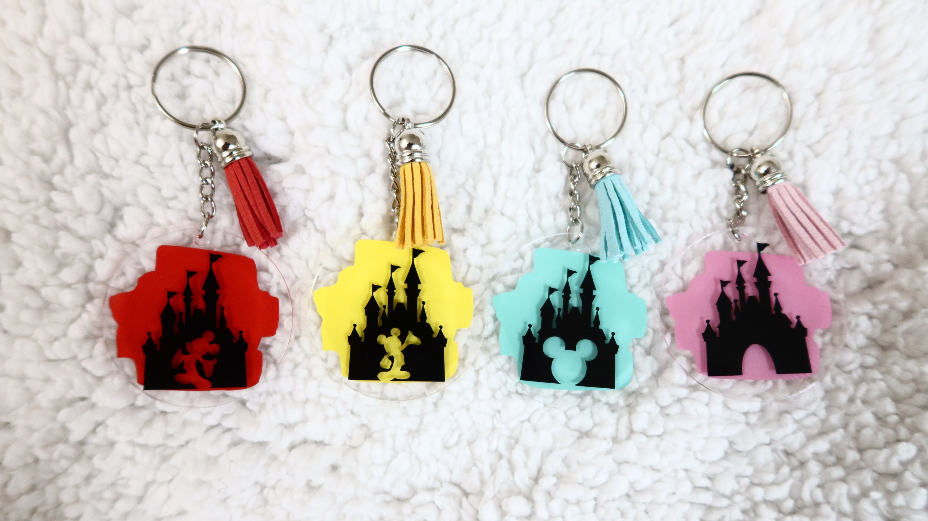 Keychains / Castle / Theme Park Keychains / Character Etsy