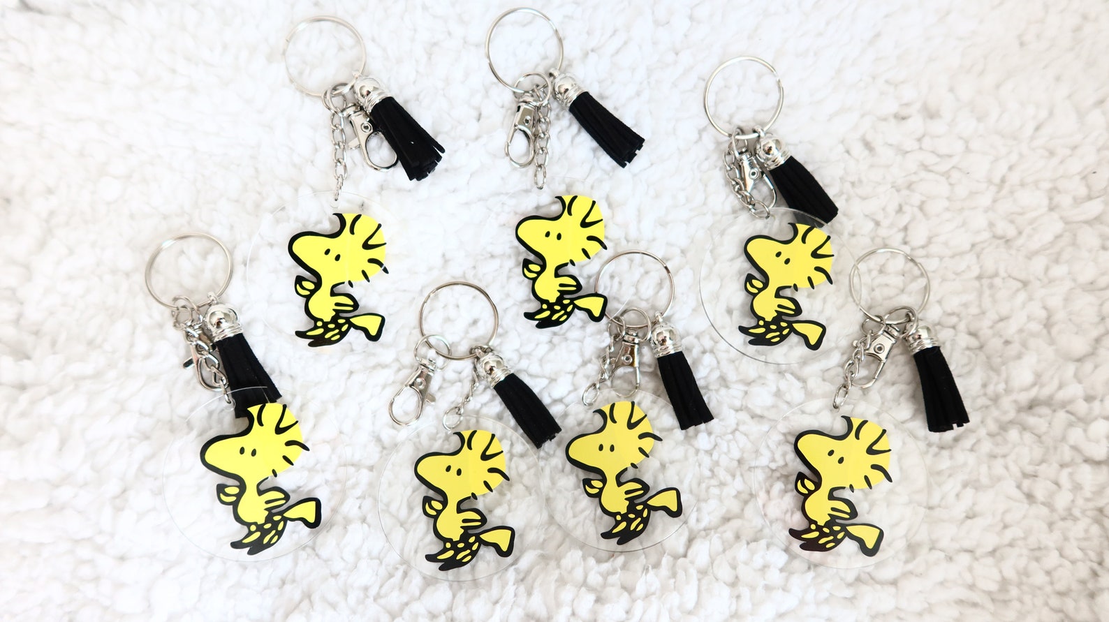 Woodstock / Snoopy Keychain / Charlie Brown / Cute Woodstock / Etsy