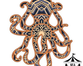 Download Mandala Octopus Svg Etsy