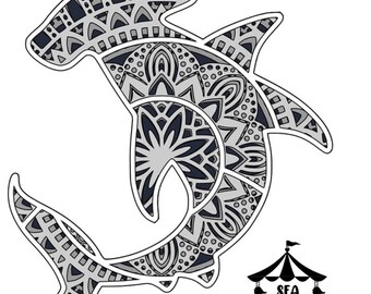 Download Hammerhead Shark Svg Etsy