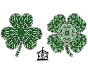 Download Shamrock Mandala Svg Etsy