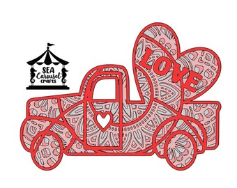 Download Truck Mandala Svg Etsy