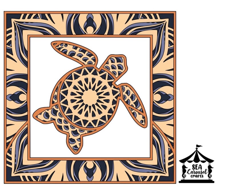 Free Free Layered Turtle Mandala Svg Free 717 SVG PNG EPS DXF File