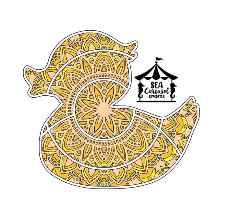 Download Clip Art Rubber Duckie Mandala Svg Cricut Paper Art Shadowbox Cricut Art Digital Duck Svg Love Art Layered Paper Art 3d Paper Art Art Collectibles