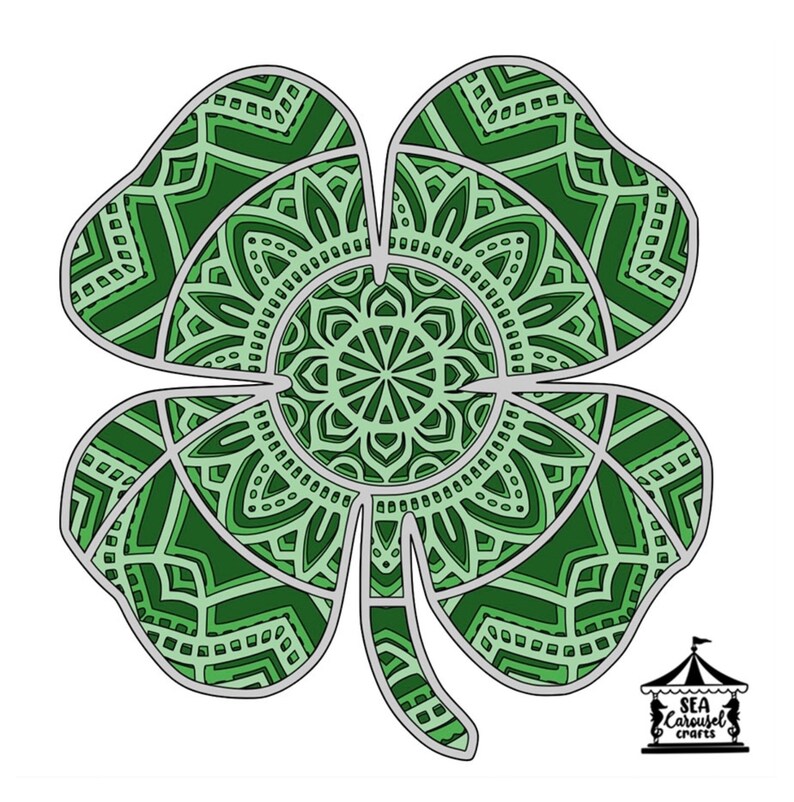 Download Clip Art Layered Paper St Patrick S Day Shadowbox Cricut Art Shamrock Mandala Svg Clover Svg Shamrock Svg Cricut Paper Art 3d Paper Art Art Collectibles