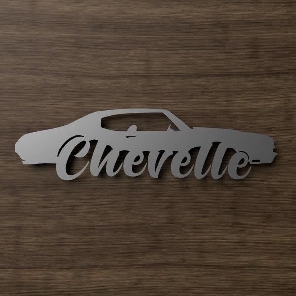 Chevelle DXF and SVG files - Digital Download - Plasma Or Laser CNC Cut File(s) - File(s) Only!