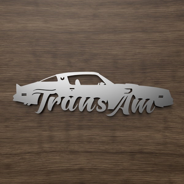 Pontiac Trans Am DXF and SVG files - Digital Download - Plasma Or Laser CNC Cut File(s) - File(s) Only!