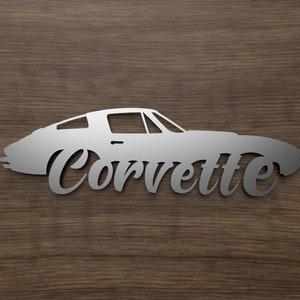 Chevy Corvette 1967 DXF and SVG files - Digital Download - Plasma Or Laser CNC Cut File(s) - File(s) Only!
