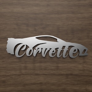 Corvette Stingray DXF and SVG files - Digital Download - Plasma Or Laser CNC Cut File(s) - File(s) Only!