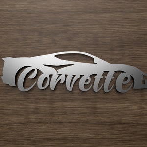 C8 Corvette DXF and SVG files - Digital Download - Plasma Or Laser CNC Cut File(s) - File(s) Only!