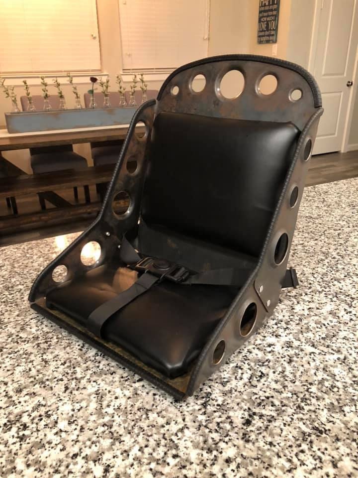 Mini Bomber Seat CNC Design for Kids DXF and SVG Files - Plasma or