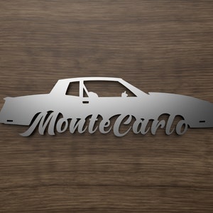 Chevy Monte Carlo DXF および SVG ファイル - デジタル ダウンロード - プラズマまたはレーザー CNC カット ファイル - ファイルのみ!