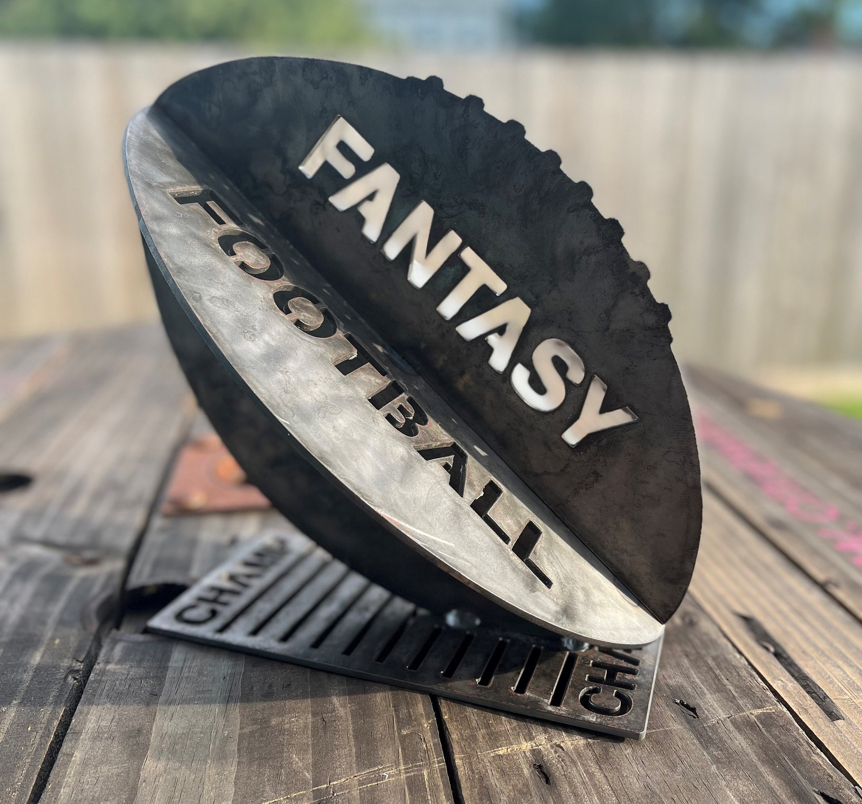 Fantasy Football Trophy DXF File - Plasma or Laser CNC Cut