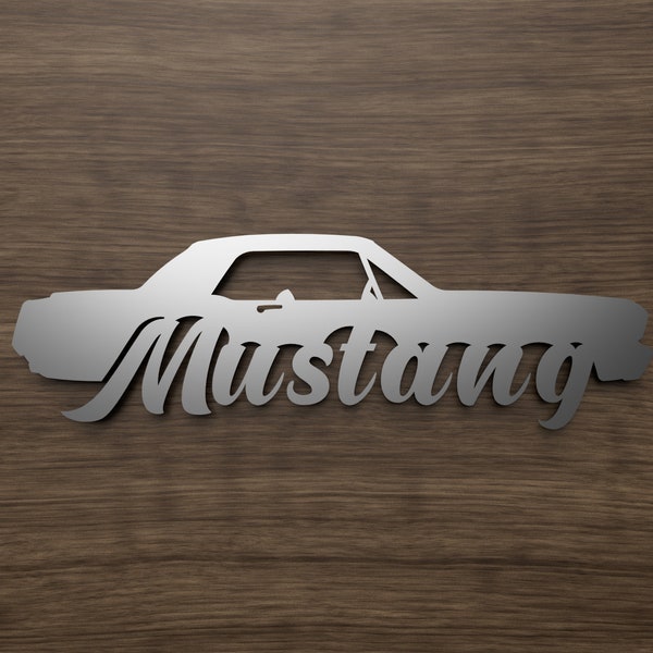 Ford Mustang DXF and SVG files - Digital Download - Plasma Or Laser CNC Cut File(s) - File(s) Only!