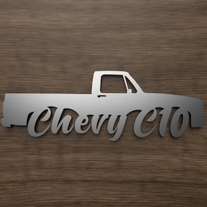 Squarebody Chevy C10 Truck DXF and SVG files - Digital Download - Plasma Or Laser CNC Cut File(s) - File(s) Only!