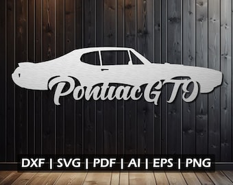 GTO Design Dxf Svg Eps Ai Pdf Png Files - Descarga digital - Plasma Laser CNC Routing Vinyl Cut File(s) - ¡Solo archivo(s)!