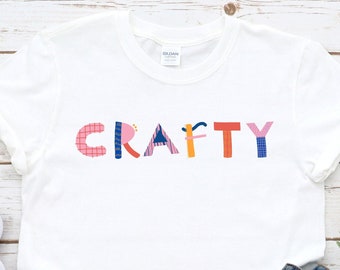 Women's Crafting T-Shirt, Crafty Shirt, Funny Craft Hobby Shirt, Gift For Crafter, Crafter Shirt, Crafter Gift, Crafting Tee, Crafting Life
