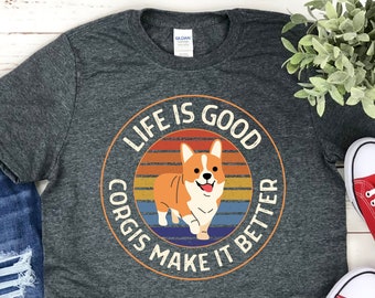 Cute Corgi Shirt, Corgi Mom Shirt, Corgi Mama Shirt, Women's Corgi T-Shirt, Funny Corgi Lover, Corgi Birthday, Fun Corgi Shirt, Corgi Gift