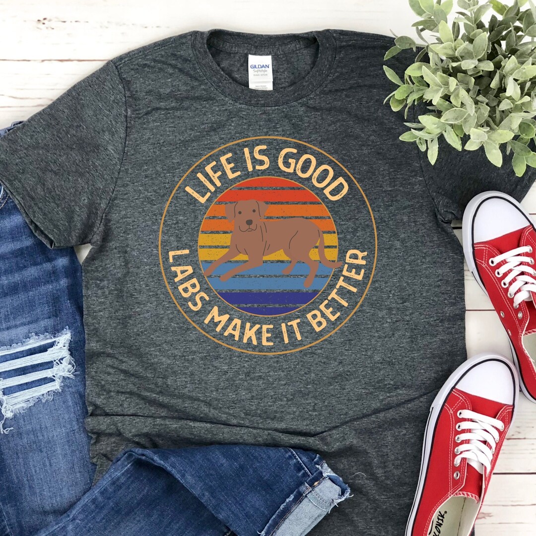 Chocolate Lab Shirt Chocolate Labrador Retriever Shirt Etsy