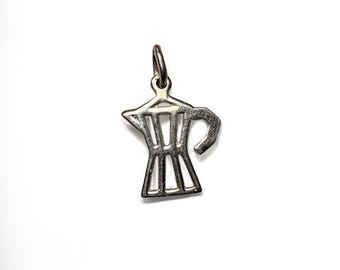 14KT Real Gold Coffee charm . Golden Vises collection.
