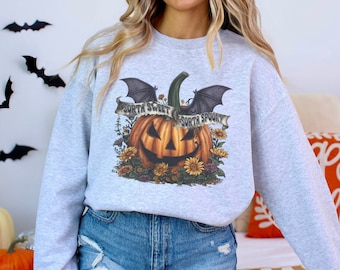 Sorta Sweet, Sorta Spooky Halloween Clothing, Fun and Cute Halloween Sweatshirts for Her, Halloween Gifts