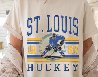 St. Louis Blues Hockey Tee: Vintage NHL Fan Apparel