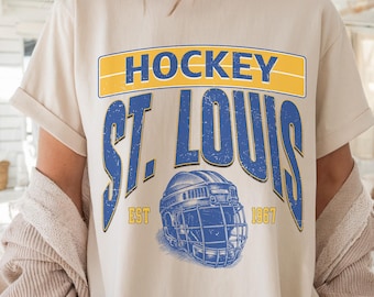 Vintage St. Louis Blues Hockey Tee: Retro NHL Fan Apparel