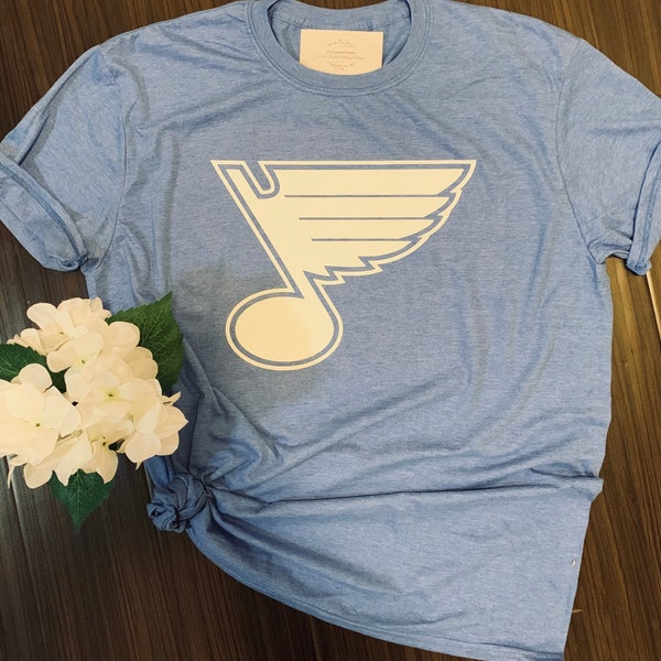 Saint Louis Blues Tshirt, Blues Hockey Fan Apparel, STL Blues Hockey, Shirt for Hockey Fans, Gifts for Hockey Lovers