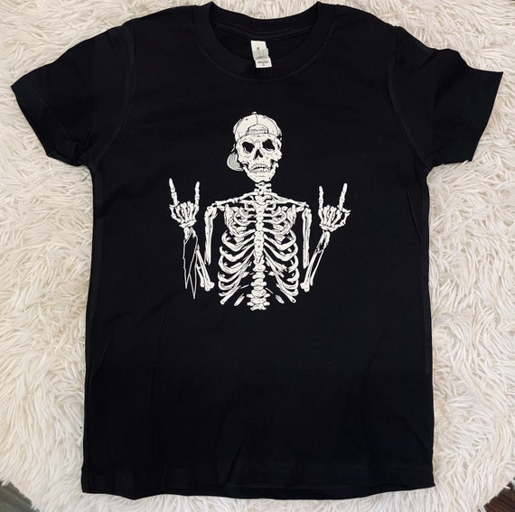 Toddler/youth Rocker Skeleton Tee for 