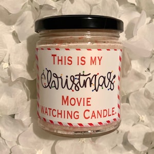 This is my Christmas movie watching candle   Soy Christmas Candle